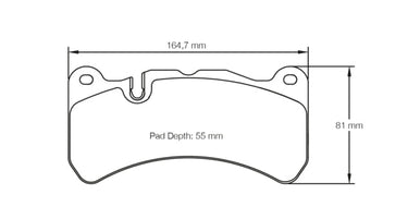Pagid Racing Brake Pads No. 8005 - Discovery Parts